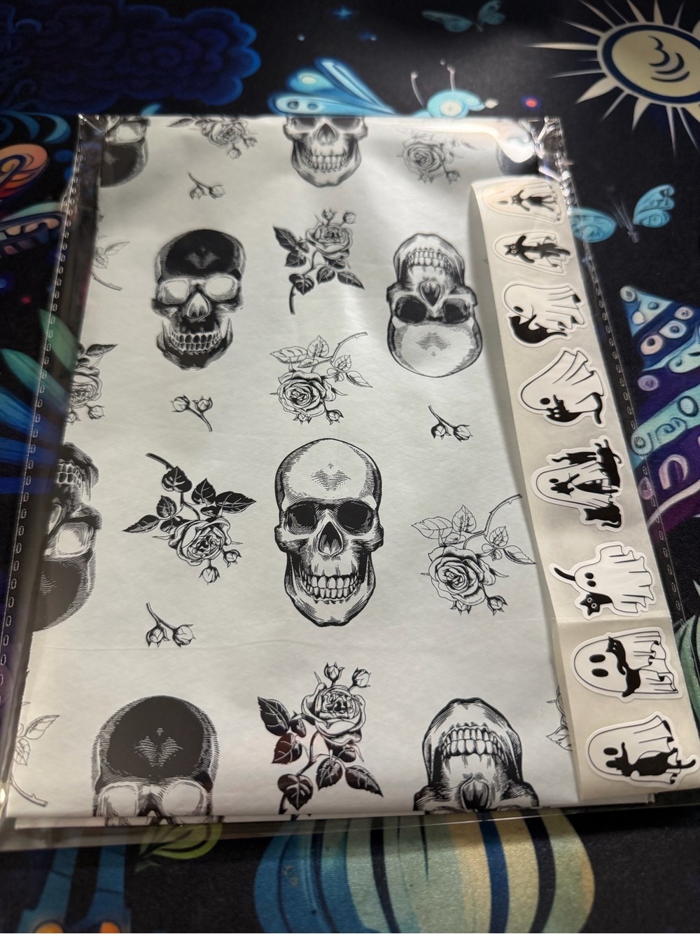 💀 Halloween Skull & Ghost Packaging Bundle – 15 Pack + Stickers 6x9